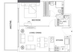 1 bedroom